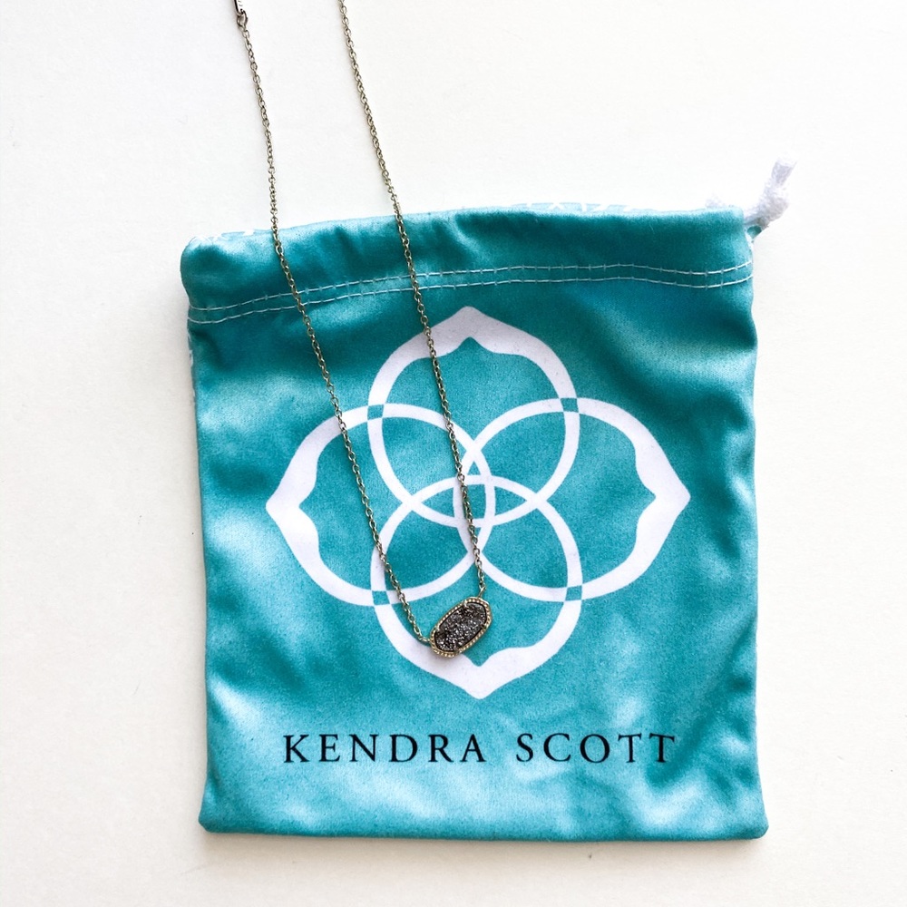 Kendra Scott  Elisa Silver Stone Pendant Necklace
